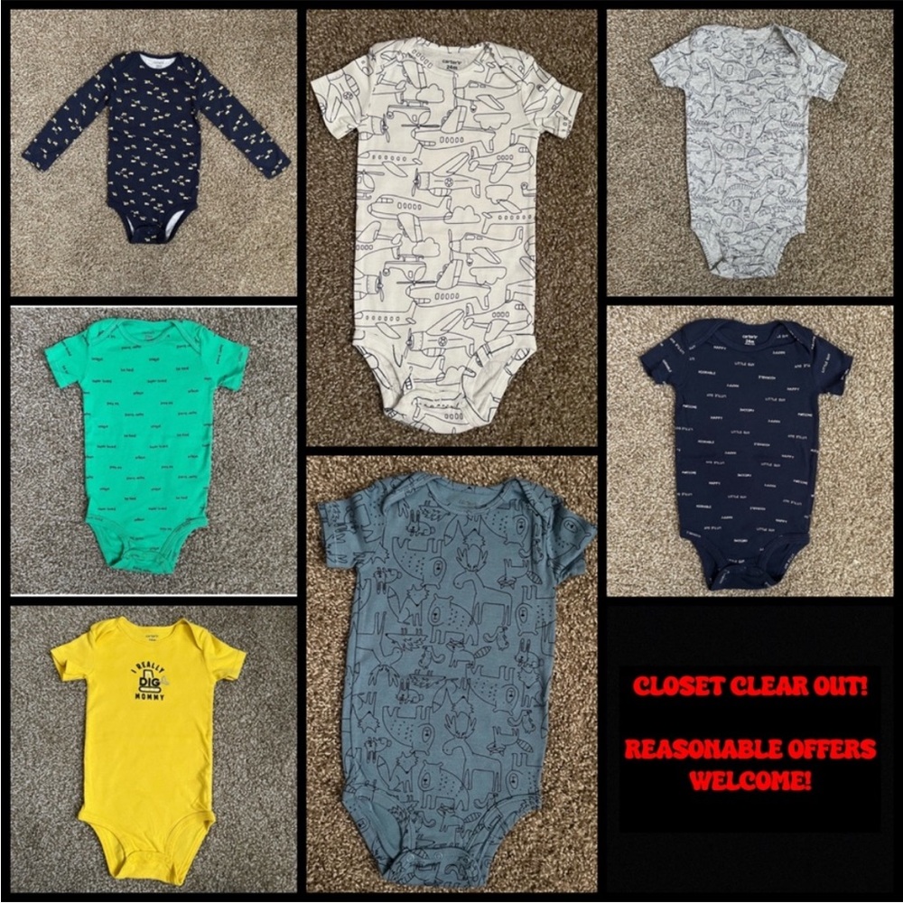 Carter’s Onesies Bundle Size 24 Months